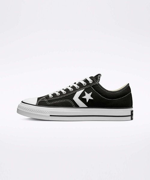 ALL STAR Star Player 76 Premium Canvas Black LOW CUT A01607C