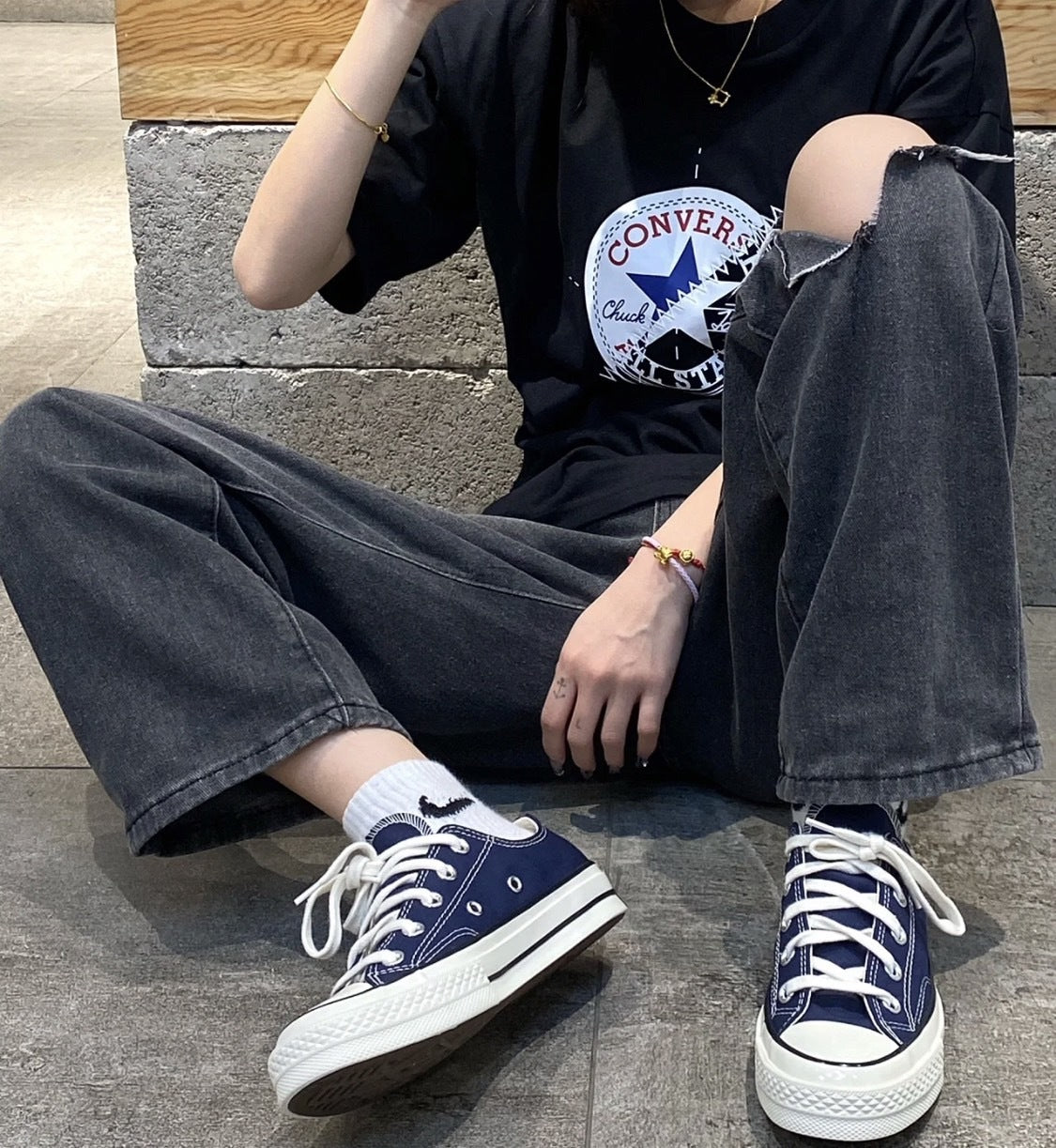 CT70 MIDNIGHT NAVY LOW CUT 172679C