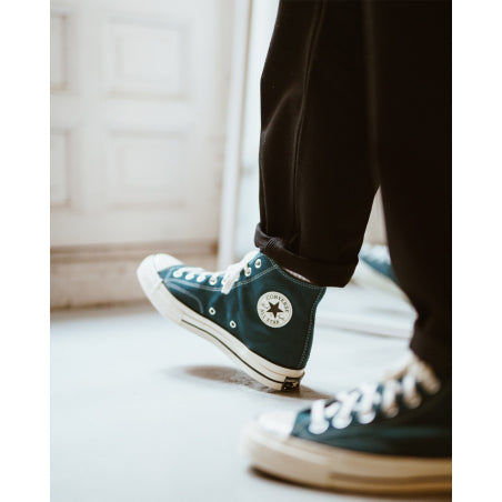 CT70 MIDNIGHT TURQUOISE SUEDE HI CUT (スエード素材)166214C