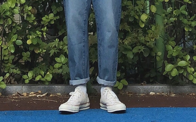 CT70 PARCHMENT LOW CUT(生成り)162062C