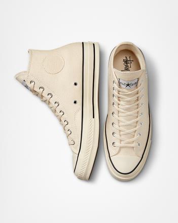 CT70 STUSSY ステューシー (2023年新型)NATURAL IVORY HI CUT A02051C