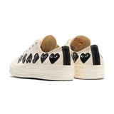 CT70 X Play Comme des Garcons Chuck 70 Ox Multi Heart Egret LOW CUT A08150C