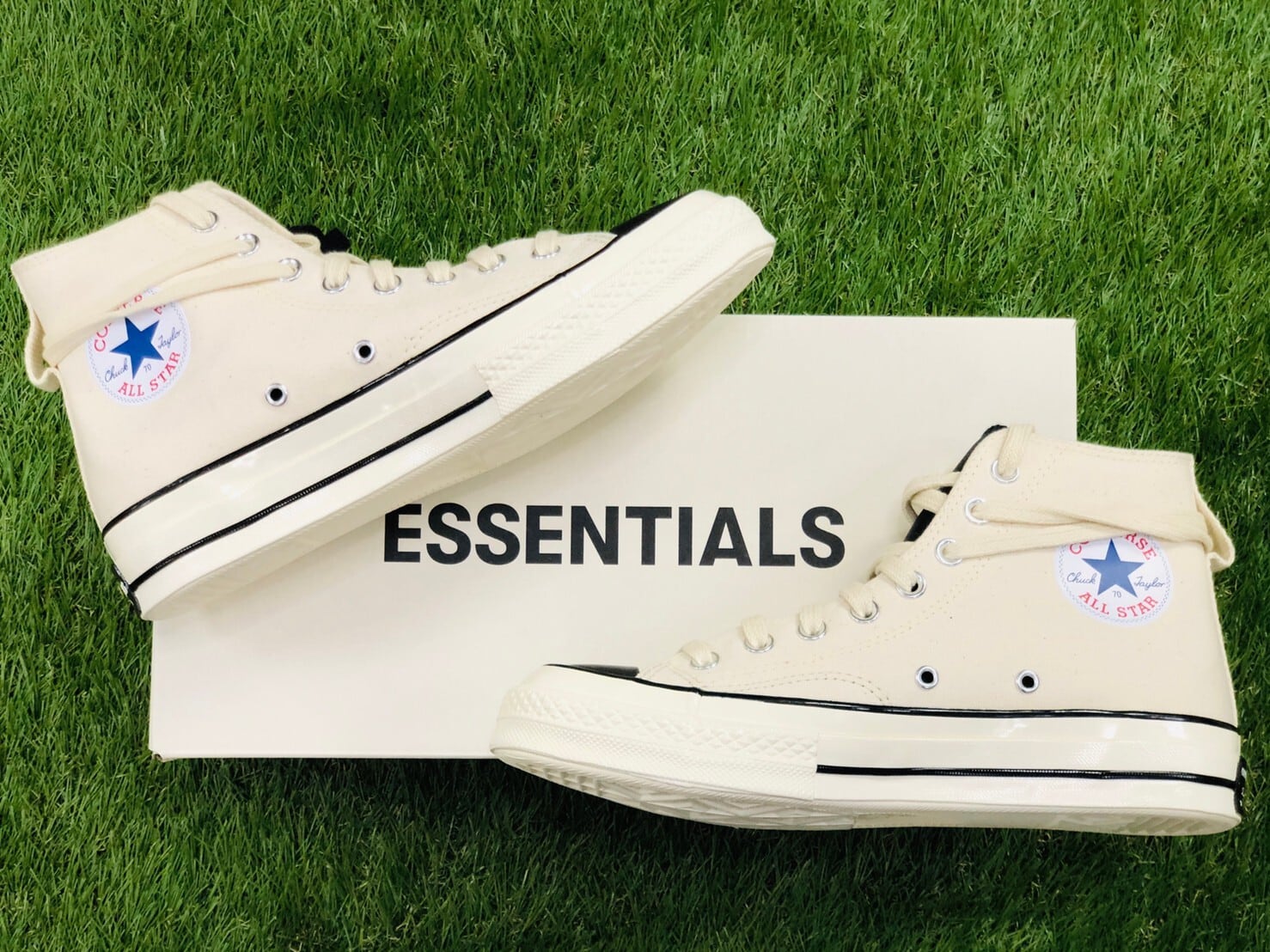 【デットストック】CT70 X Fear of God Essentials NATURAL 2020年製 HI CUT 167955C