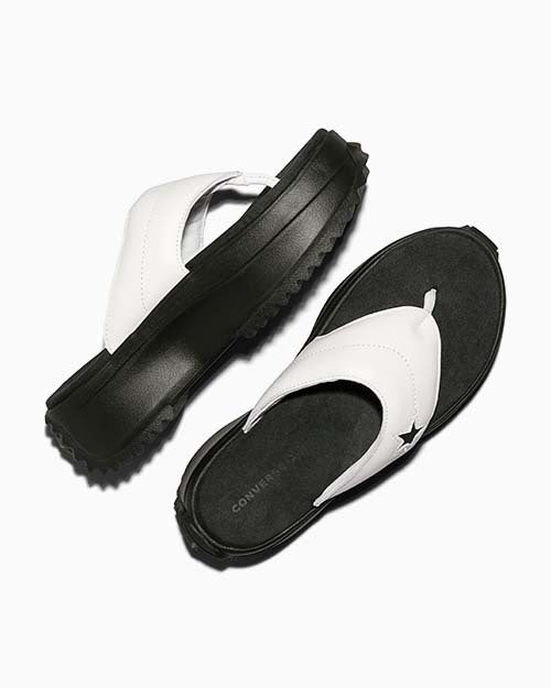 RUN STAR Platform Sandals Suede Vintage White LOW CUT A20652C