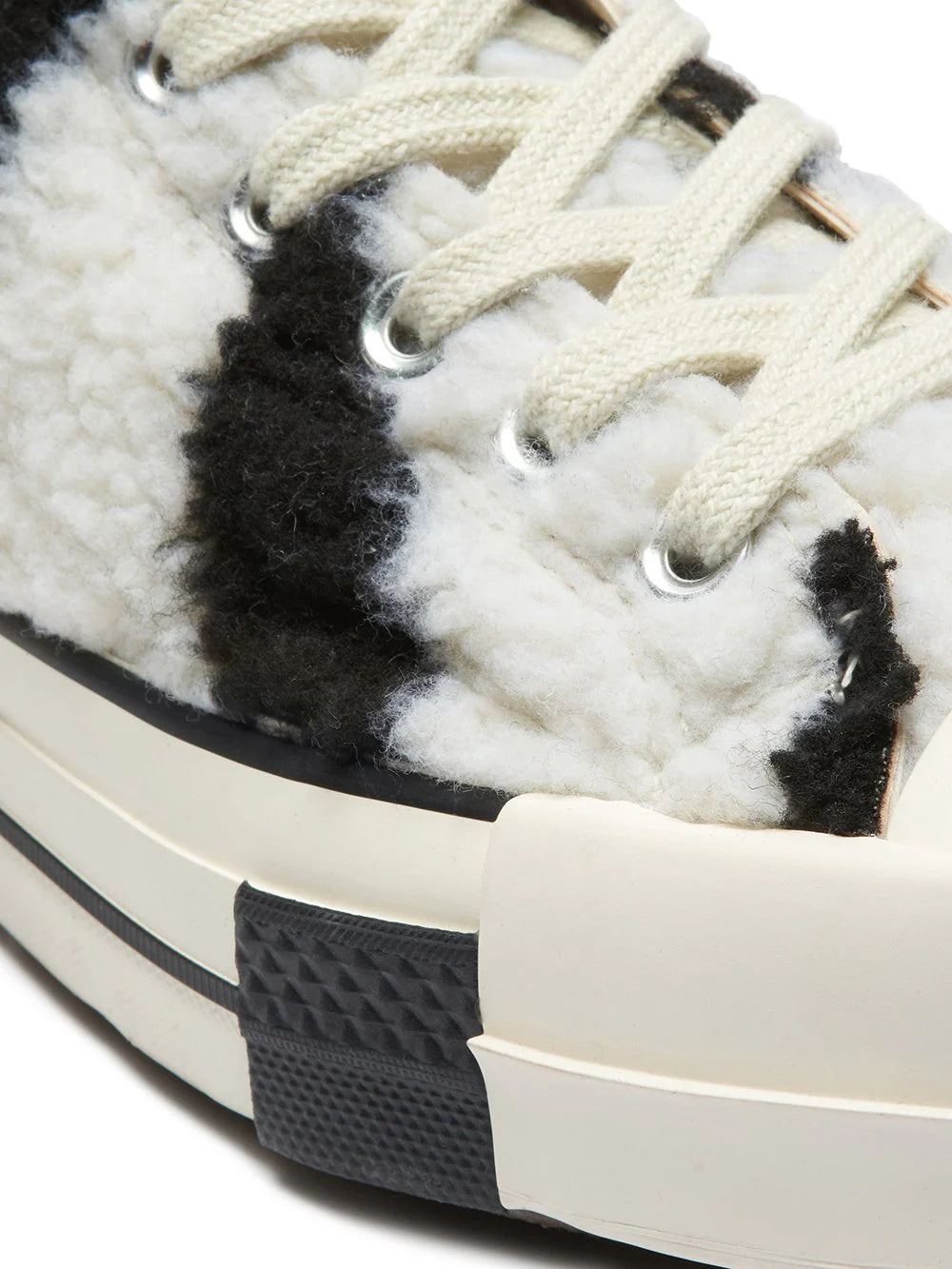 CT70 x DRKSHDW（rickowens） TURBODRK ZEBRA HI CUT A03943C