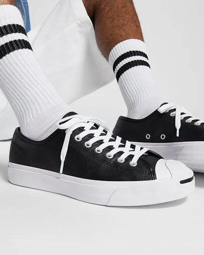 JACK PURCELL LEATHER（レザー） BLACK LOW CUT 164224C