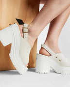 CT70 De Luxe Sandal Platform EGRET A13796C