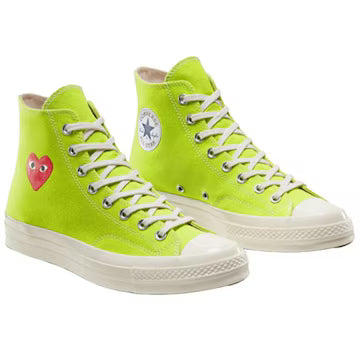 CT70 X Play Comme des Garcons Chuck 70 Ox Bright Green HI CUT 168299C