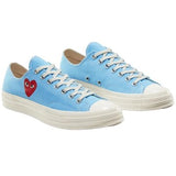 CT70 X Play Comme des Garcons Chuck 70 Ox Bright Blue LOW CUT 168303C