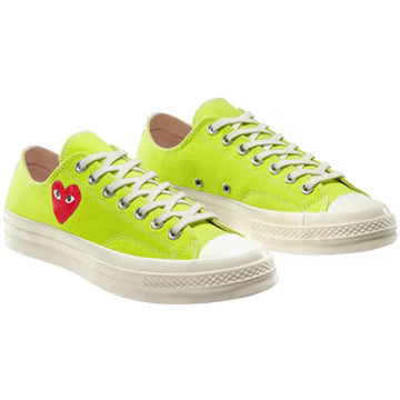 CT70 X Play Comme des Garcons Chuck 70 Ox Bright Green LOW CUT 168302C