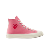 CT70 X Play Comme des Garcons Chuck 70 Ox Bright PINK HI CUT 168301C