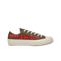 CT70 X Play Comme des Garcons Ox Multi Heart Green LOW CUT 162976C