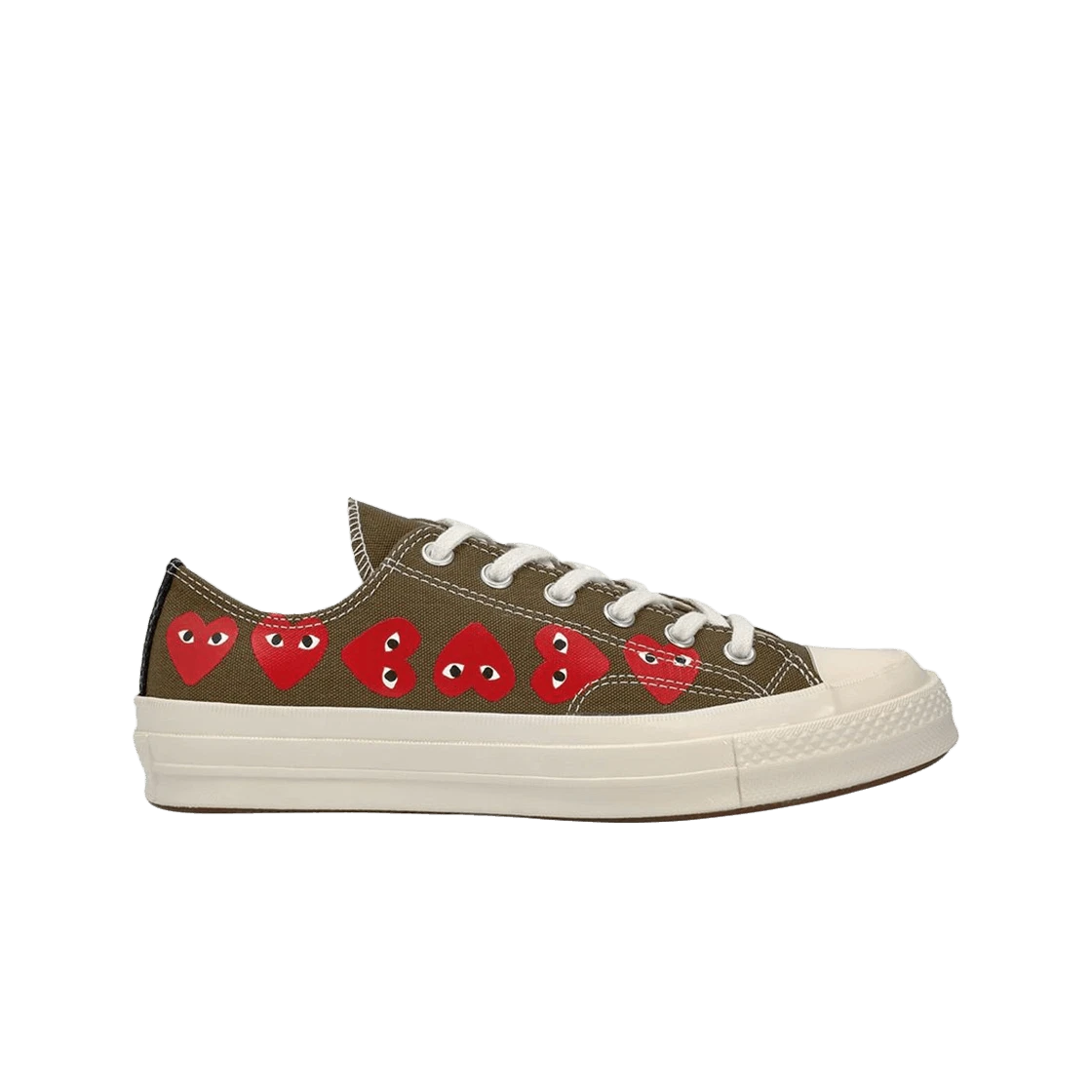CT70 X Play Comme des Garcons Ox Multi Heart Green LOW CUT CT70 X Play Comme des Garcons Ox Multi Heart Green LOW CUT