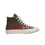 CT70 X Play Comme des Garcons Ox Multi Heart Green HI CUT 162973C