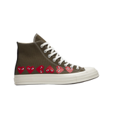 CT70 X Play Comme des Garcons Ox Multi Heart Green HI CUT 162973C