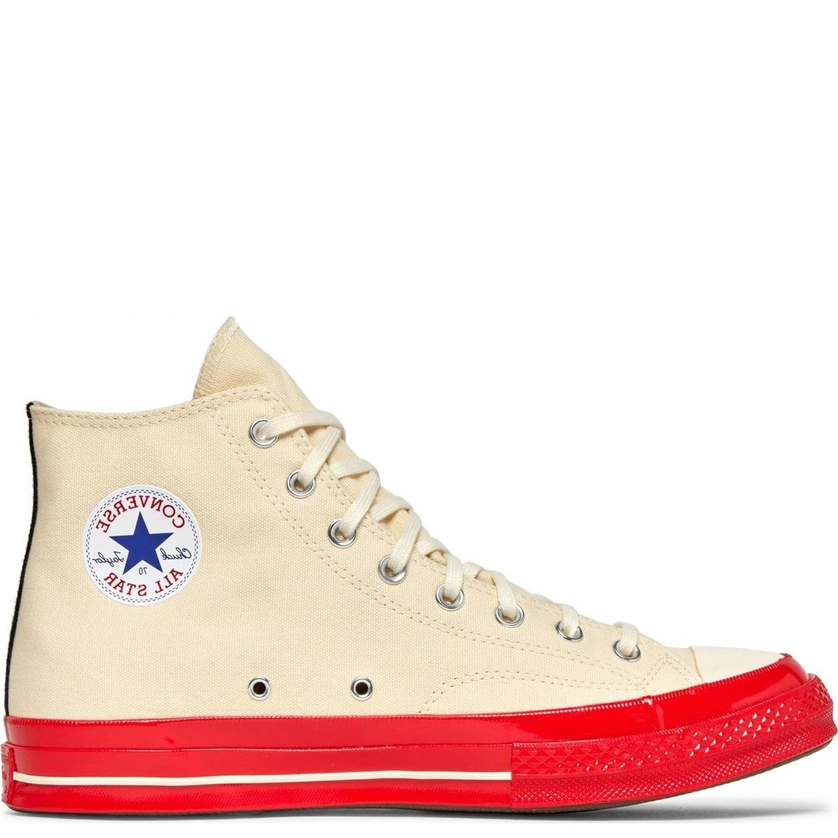 CT70 X Play Comme des Garcons PLAY Pristine Red Midsole HI CUT A01794C