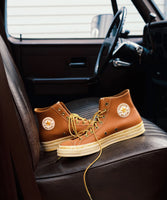 【数量限定】CT70 ヴィンテージ加工 LEATHER（レザー）WORKWEAR ANTIQUE SEPIA HI CUT A15755C