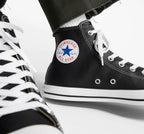 ALL STAR Chuck Taylor Black Leather（レザー）HI CUT 132170C