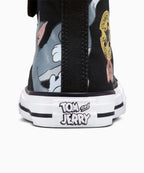 【数量限定】ALL STAR Chuck Taylor x Tom & Jerry BLACK（キッズ）17~21cm HI CUT A15114C