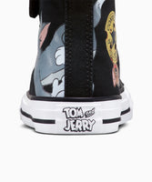 【数量限定】ALL STAR Chuck Taylor x Tom & Jerry BLACK（キッズ）17~21cm HI CUT A15114C