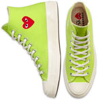 CT70 X Play Comme des Garcons Chuck 70 Ox Bright Green HI CUT 168299C