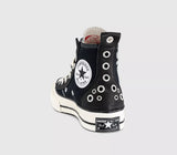 【EU限定】CT70 LTD Black Eyelets Canva HI CUT A24270C snms.shop