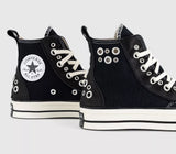 【EU限定】CT70 LTD Black Eyelets Canva HI CUT A24270C snms.shop