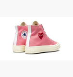 CT70 X Play Comme des Garcons Chuck 70 Ox Bright PINK HI CUT 168301C