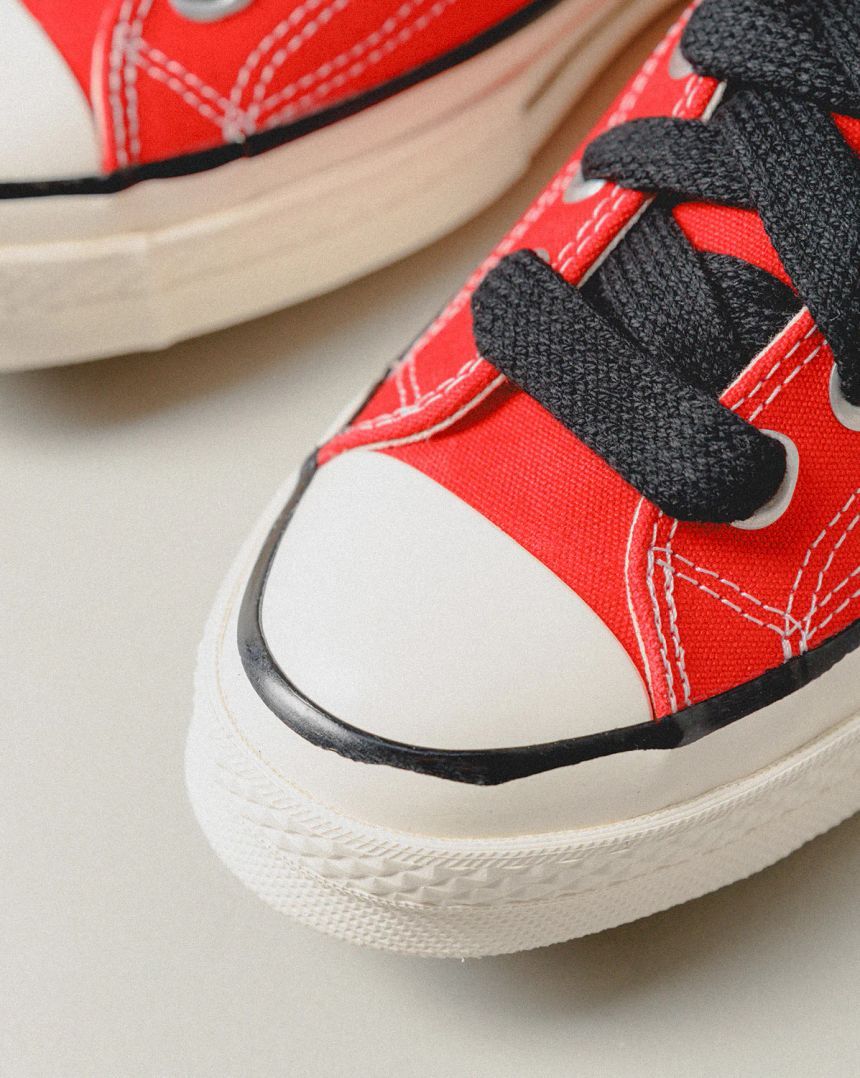CT70（ビックヒールパッチ）SKETCH RED LOW CUT A09505C