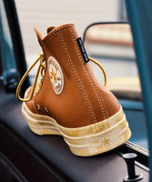 【数量限定】CT70 ヴィンテージ加工 LEATHER（レザー）WORKWEAR ANTIQUE SEPIA HI CUT A15755C