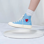 CT70 X Play Comme des Garcons Chuck 70 Ox Bright Blue HI CUT 168300C