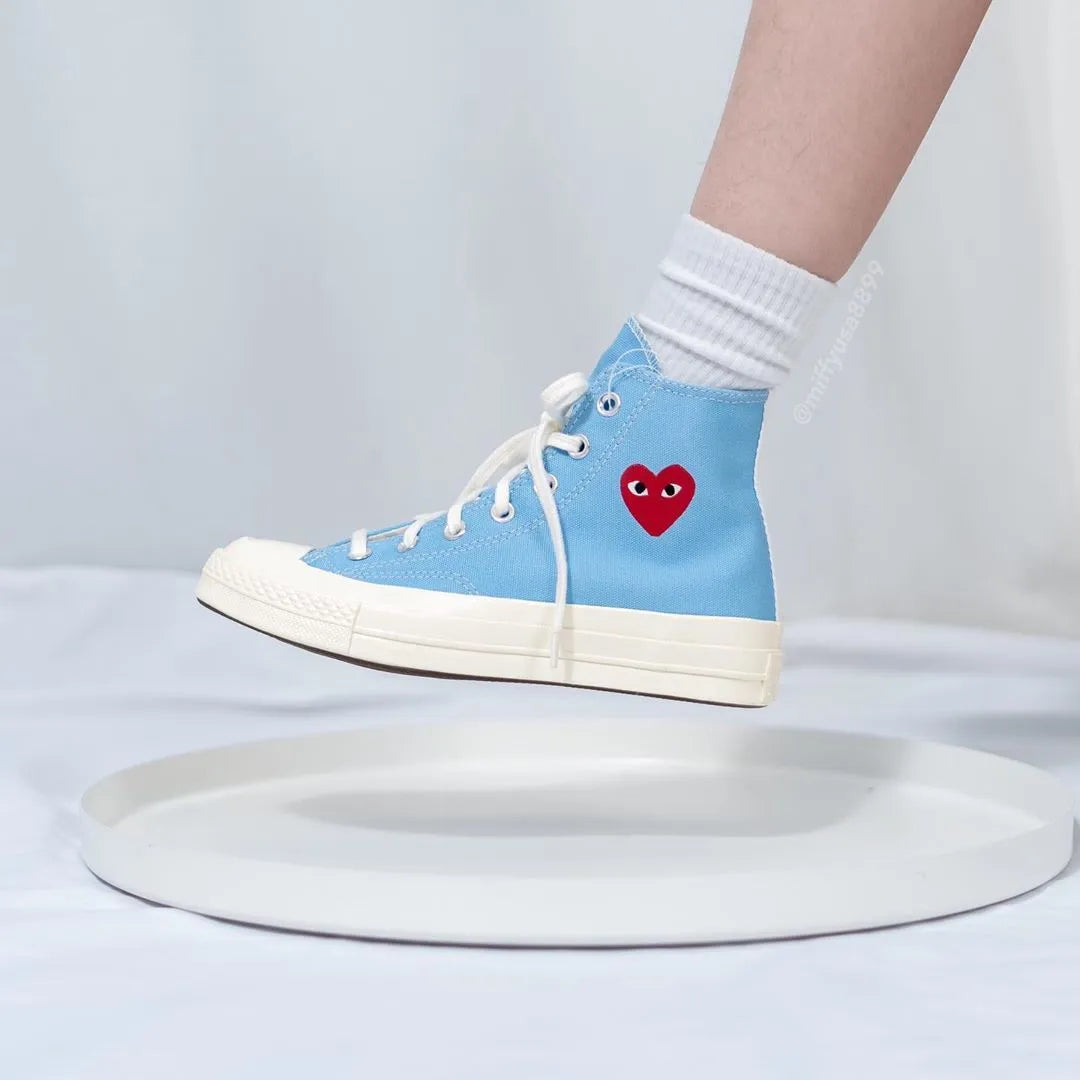 CT70 X Play Comme des Garcons Chuck 70 Ox Bright Blue HI CUT 168300C