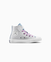 【ナルト 疾風伝  NARUTO SHIPPUDEN 】ALL STAR Chuck Taylor x SASUKE FOSSLIZED WHITE （キッズ）17~21cm HI CUT A16146C