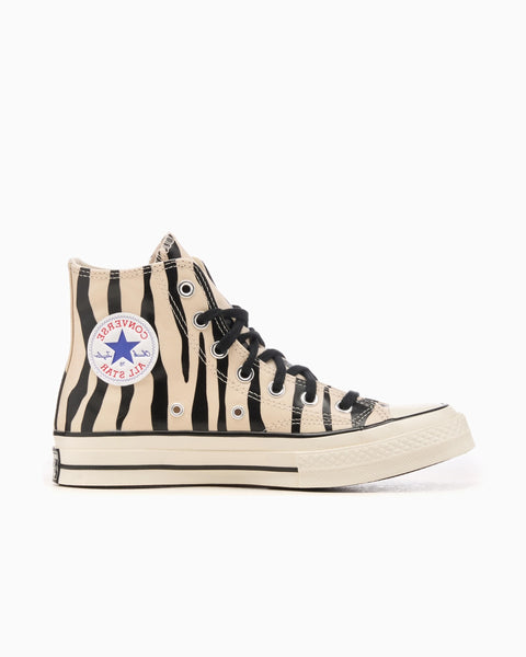 【数量限定・旧パッチ 】CT70 Glow-In-The-Dark Zebra Print Sneakers Light Dune HI CUT A15032C