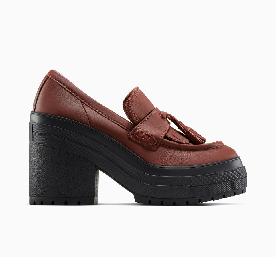 CT70 De Luxe Platform Heel Loafers  Dark Roast LOW CUT A14715C