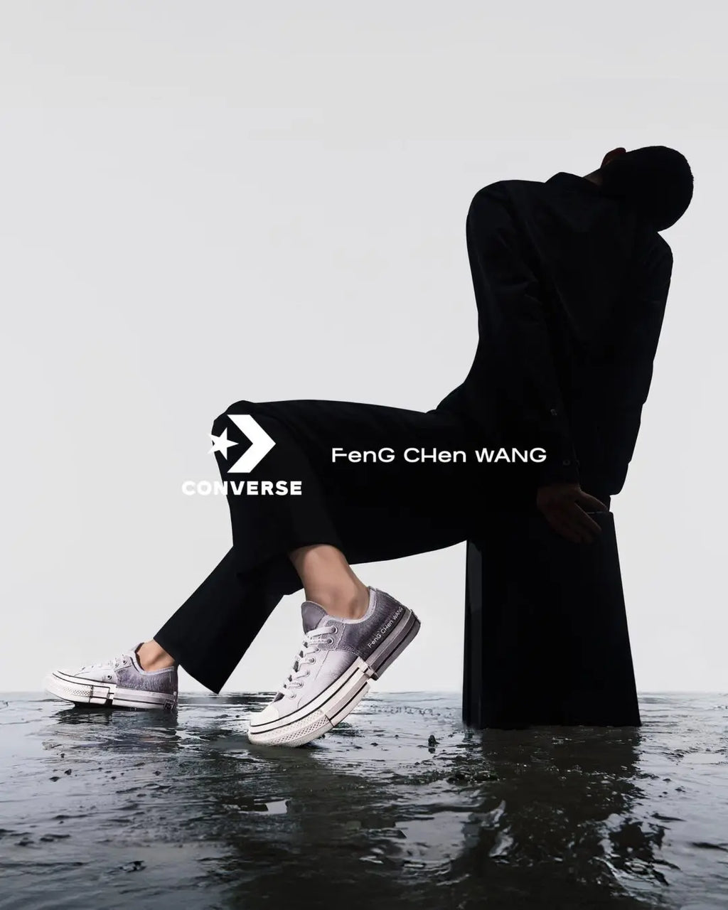 【25/5月新作】CT70 x Feng Chen Wang （フェン・チェン・ワン）2-in-1 GREY LOW CUT A15742C