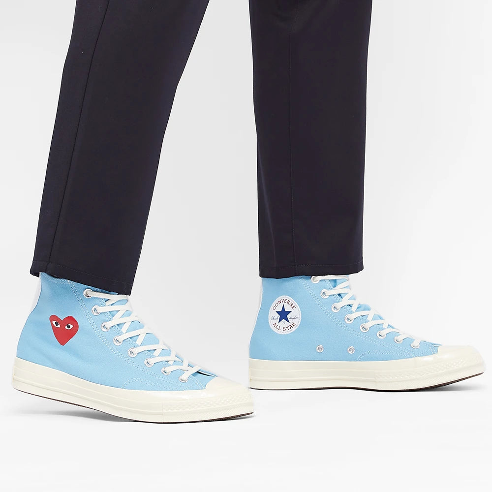 CT70 X Play Comme des Garcons Chuck 70 Ox Bright Blue HI CUT 168300C