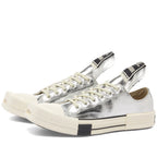 CT70 X DRKSHDW TURBODRK SILVER LACQUERED LOW CUT A01292C