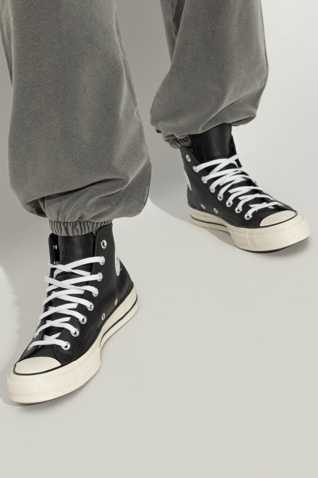 【復刻モデル】CT70  CLASSIC LEATHER（レザー）BLACK  HI CUT A07200C