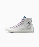 【ナルト 疾風伝  NARUTO SHIPPUDEN 】ALL STAR Chuck Taylor x SASUKE FOSSLIZED WHITE HI CUT A14837C