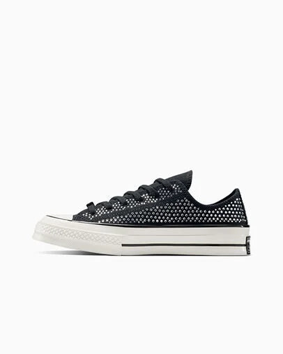 CT70 X Swarovski® crystals Vintage Black LOW CUT A16171C