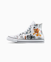 【数量限定】ALL STAR Chuck Taylor x  Tom & Jerry WHITE HI CUT A15112C