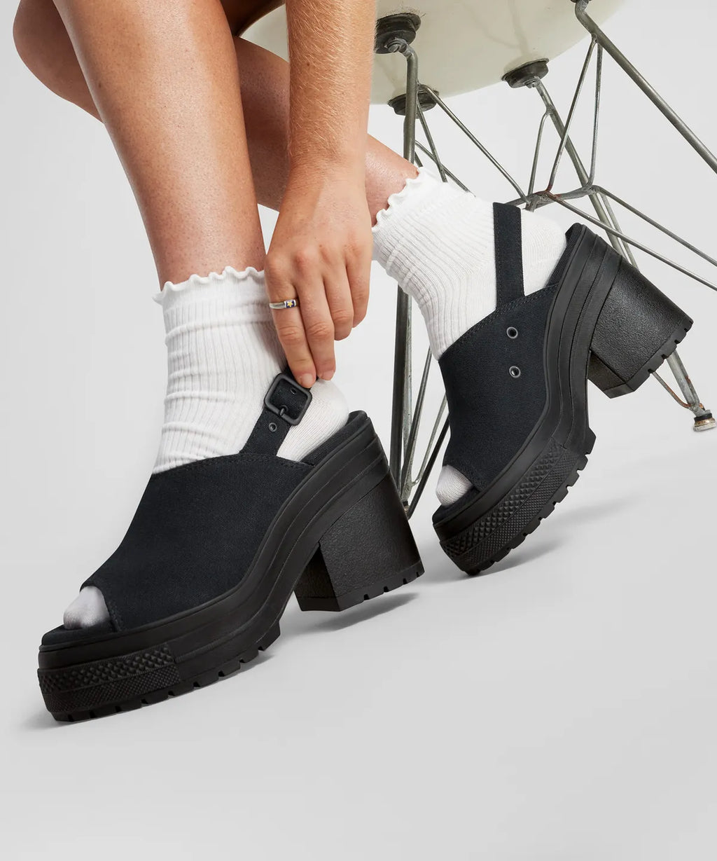 CT70 De Luxe Sandal Platform BLACK A12567C