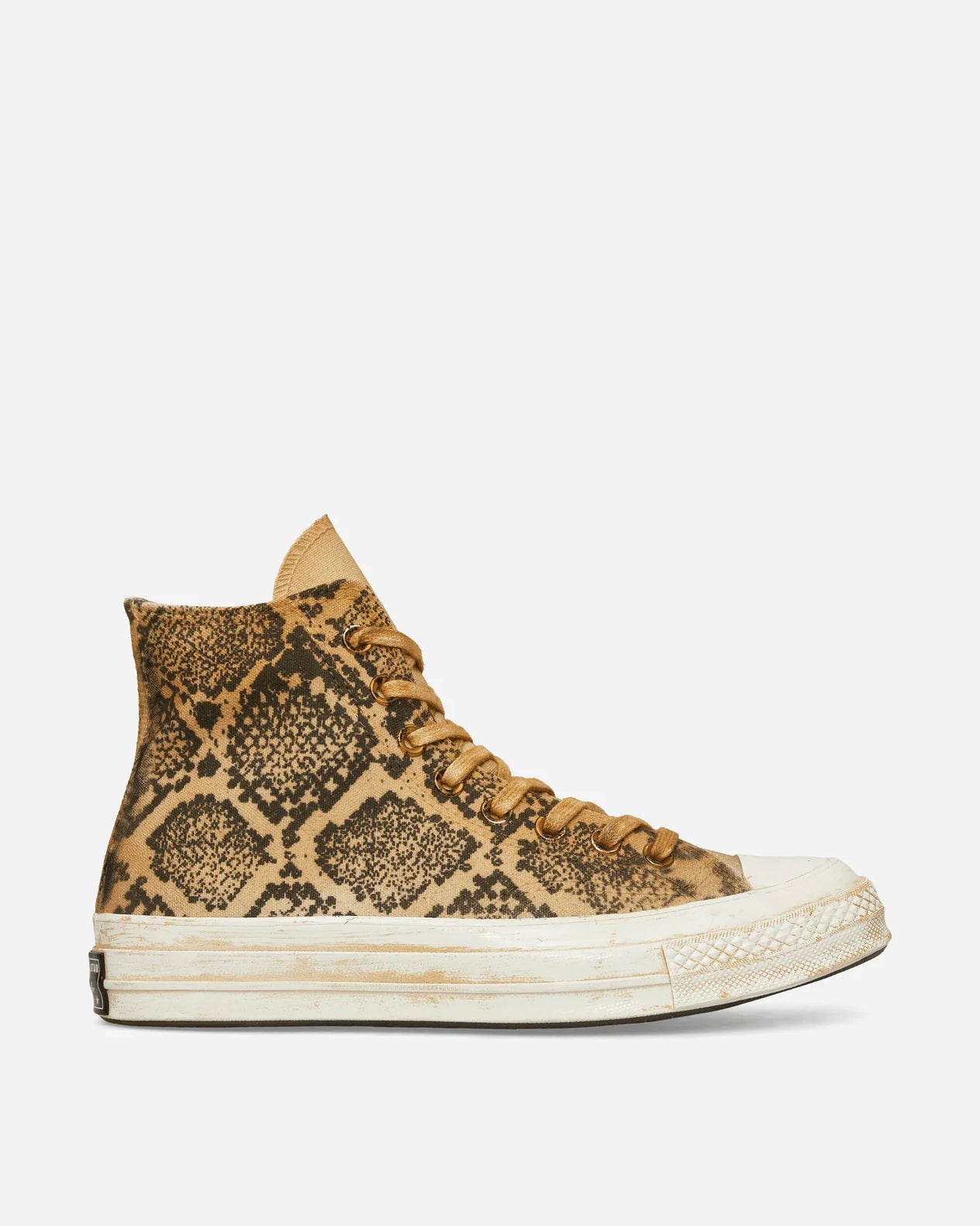 【数量限定・ヴィンテージ加工 】CT70 Serpentine Sneakers Snake Brown HI CUT A16475C