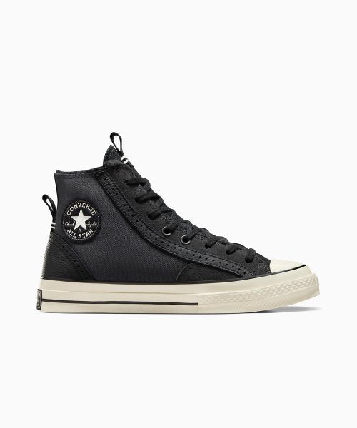 CT70 Leather and Suede BLACK HI CUT A08178C – raretem.shop