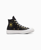 CT70 Star Studded レザー BLACK HI CUT A06809C