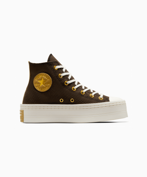 ALL STAR Cruise Modern Lift Platform Corduroy HI CUT A07203C 