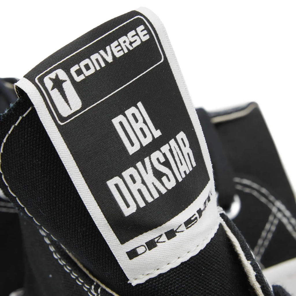 【SEVENTEEN HOSHI着用】CT70 X DRKSHDW（リック オウエンス）DBL DRKSTAR BLACK HI CUT A04954C