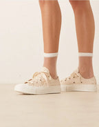 CT70 Crochet Satin Light Dune LOW CUT A15082C