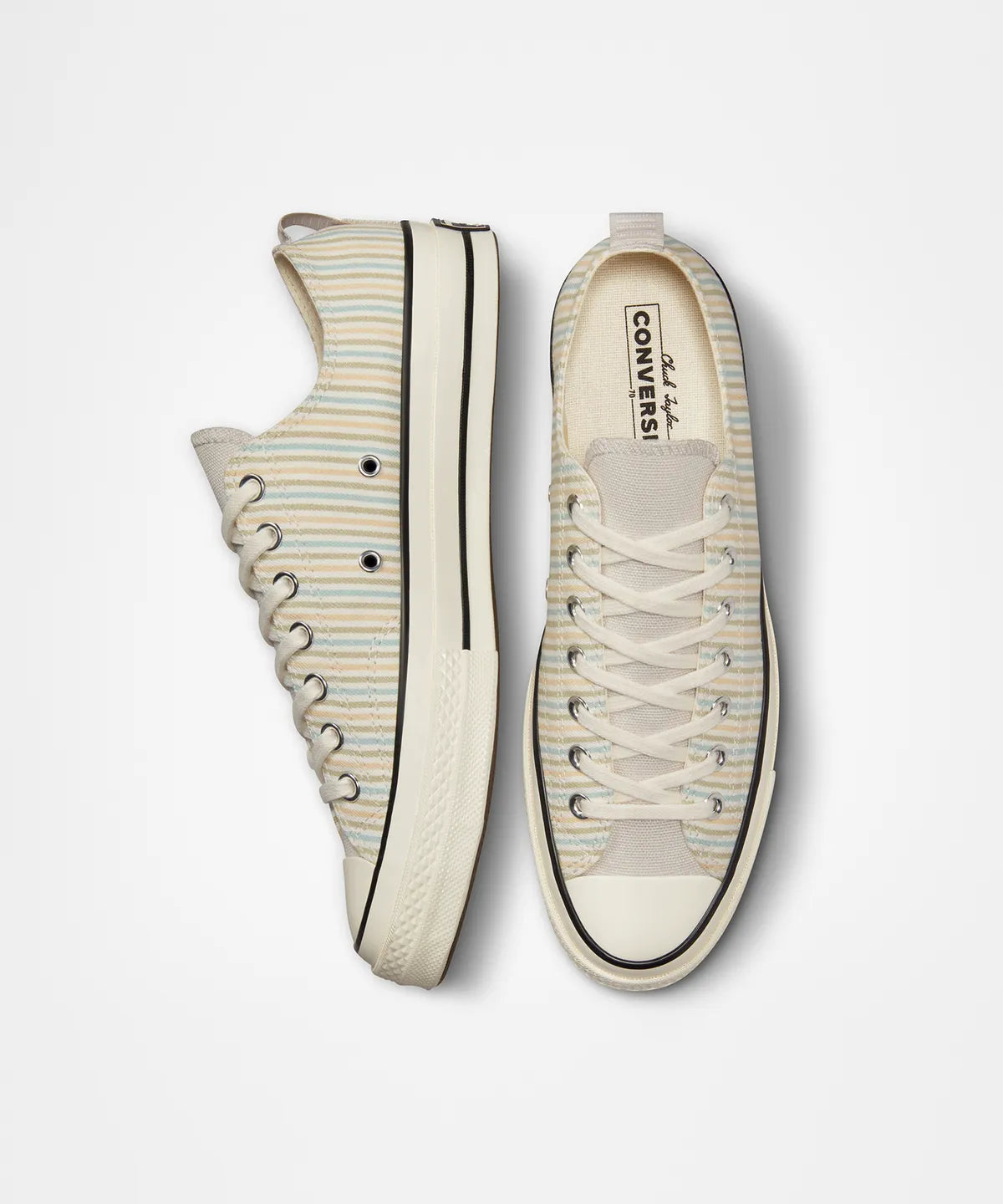 CT70 LOFI CRAFTED STRIPE EGRET LOW CUT A02293C
